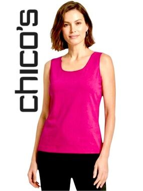Additions by Chico’s Fuchsia Tank